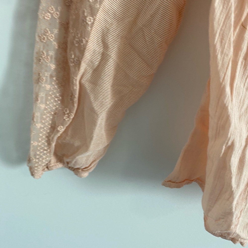 Lucky Brand Pink Boho Peasant Blouse - Picture 9 of 11